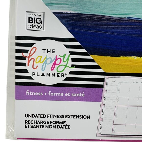 Happy Planner Fitness Calendar Extension Pack Undated 453 PC Disc Bound Pages - Picture 3 of 5